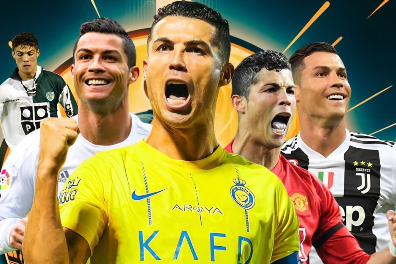 Cristiano Ronaldo trong trận đấu với Al Fateh