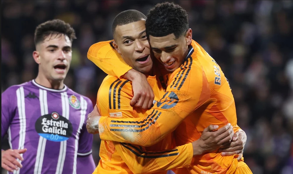 Kylian Mbappé ghi bàn mở tỷ số cho Real Madrid