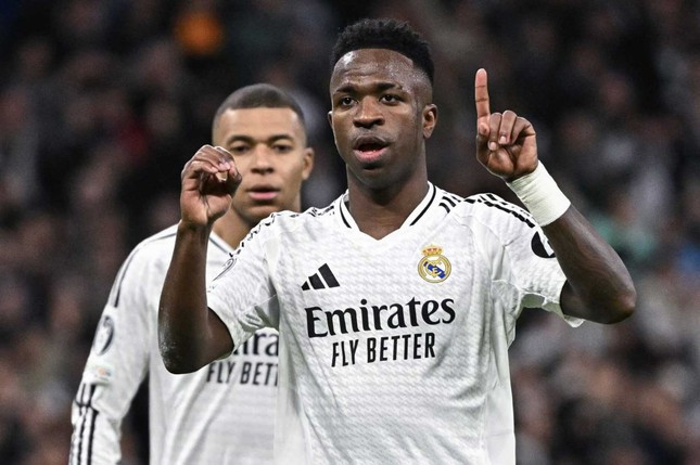 Vinicius trong màu áo Real Madrid