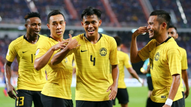 Đội tuyển Malaysia trong một trận đấu gần đây