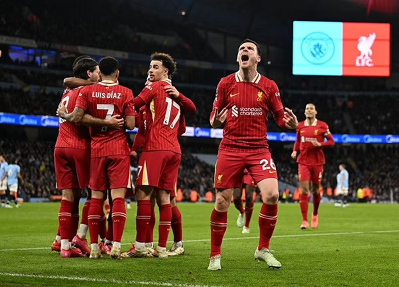 Liverpool chiến thắng Man City