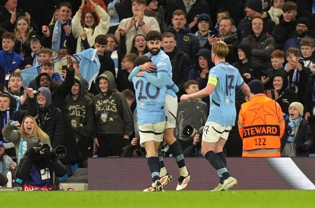 Man City trong trận đấu với Club Brugge