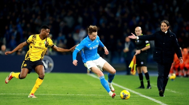 McTominay giữ vai trò quan trọng trong lối chơi của Napoli.
